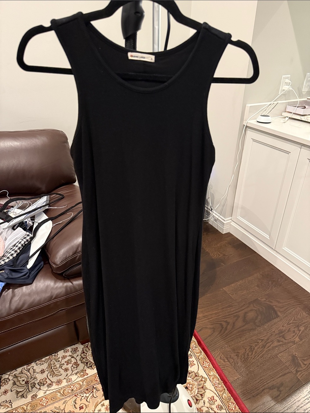 Marine Layer Classic Black Sleeveless Knit Dress - Timeless Wardrobe Staple